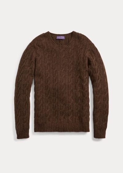 Suéter Ralph Lauren Cable-Knit Cashmere Homem 49516-VASE